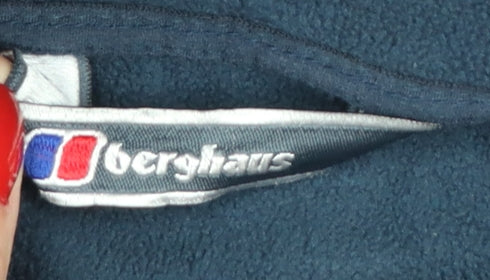 Berghaus Men's Navy Blue XL Fleece Full Zip Outdoor Jacket