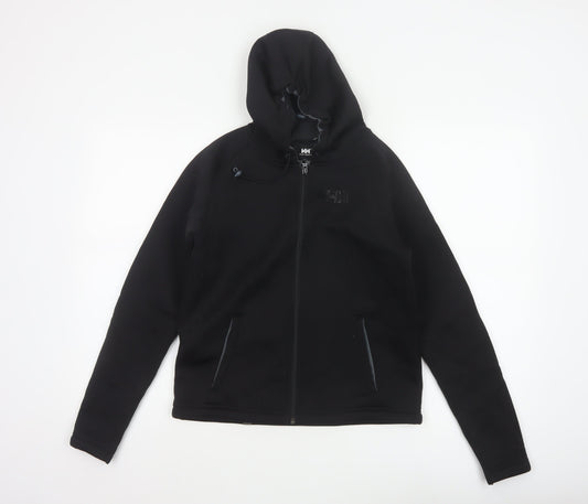 Helly Hansen Boys Black 14 Years Full Zip Softshell Hooded Hoodie 164cm