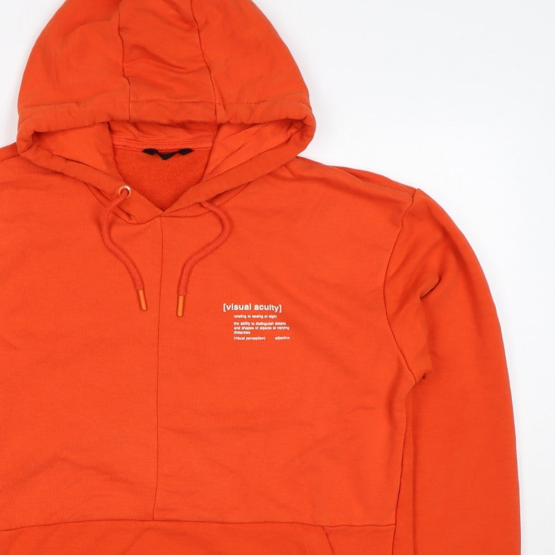 Additional view of LC Waikiki Men’s Orange M Relaxed Graphic Print Pullover Hoodie