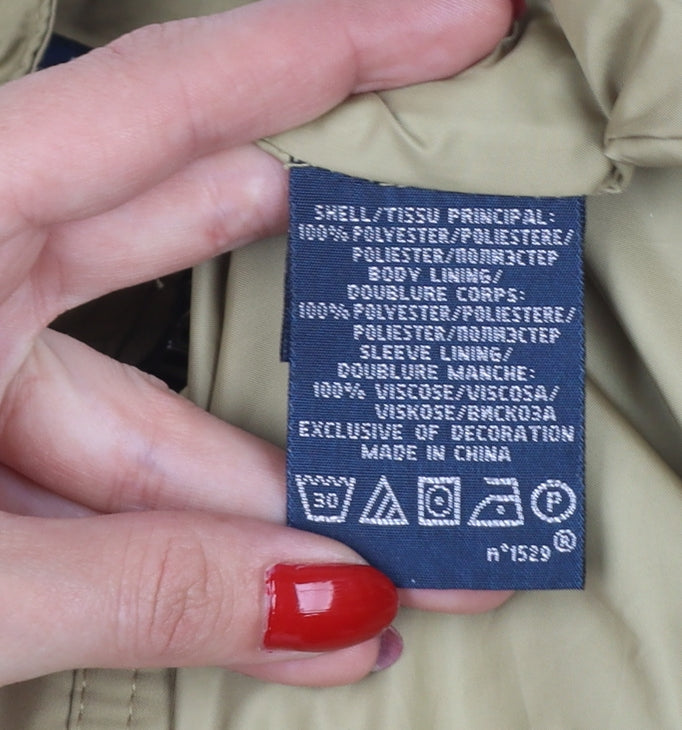 Polo Ralph Lauren Men's Beige XL Basic Full Zip Logo Jacket