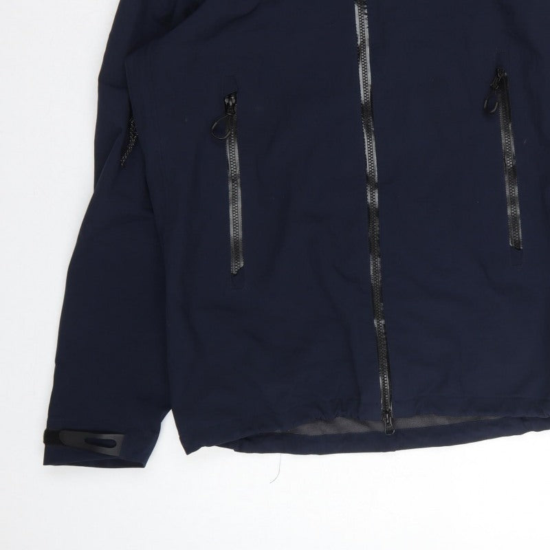Additional view of Tracker Skanska Men's Blue L Waterproof Softshell Hooded Work Jacket
