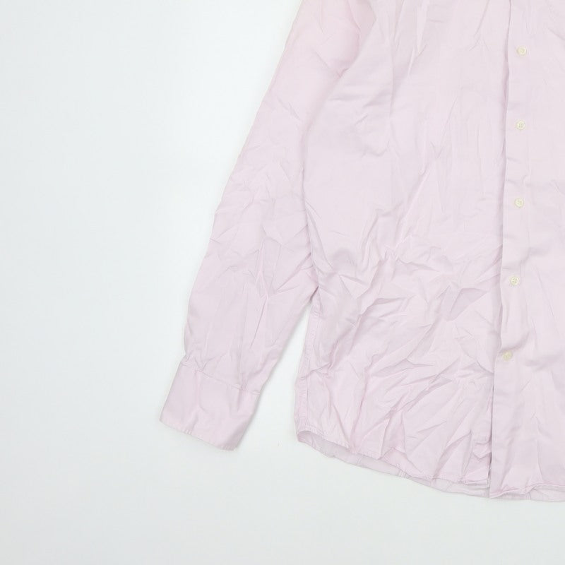 Additional view of Next Men’s Pink 16in Tailored Fit Pure Cotton Formal Dress Shirt