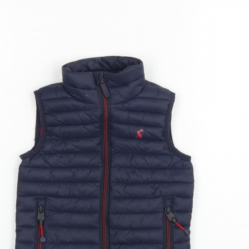 Additional view of Joules boys’ blue 3 years quilted padded packable gilet bodywarmer
