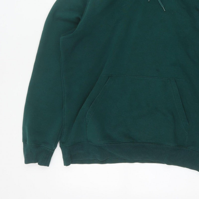 Carhartt WIP Men’s Green L Hooded Chase Pullover Hoodie Logo