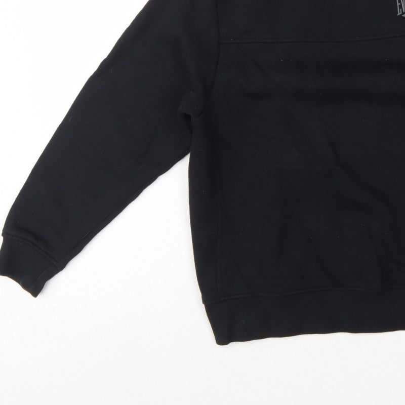 Everlast Boys Black Size 13 Pullover Fleece Logo Sweatshirt