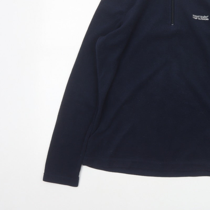 Regatta Women’s Navy UK 12 1/4 Zip Fleece Sweatshirt Hiking