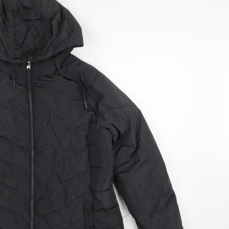 Capsule Women Black UK 16 Hooded Quilted Puffer Jacket