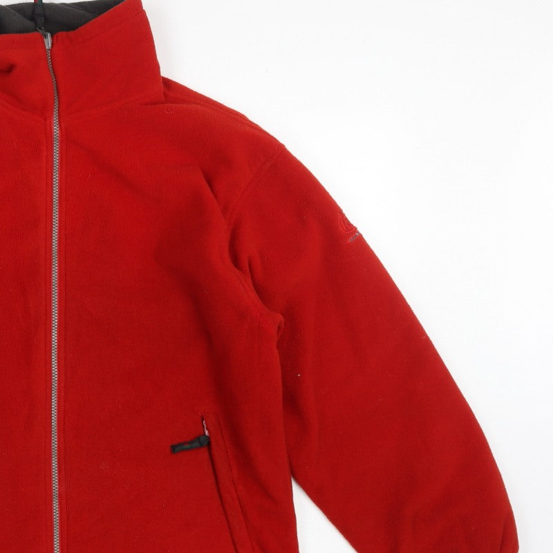 Additional view of Wynster Men’s Red L Basic Fleece Jacket Full Zip Outdoor