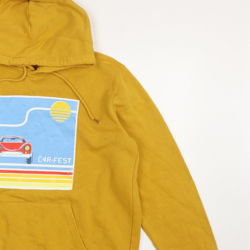 Additional view of Stanley/Stella Men Yellow M Pullover Hoodie Retro Car Graphic