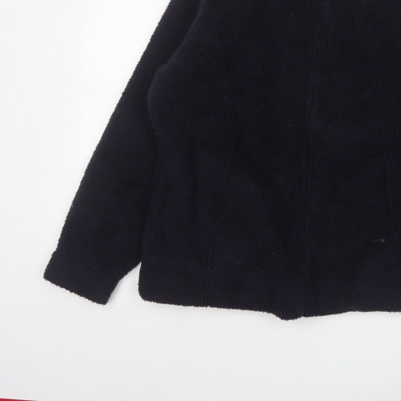 EWM Women’s Black Size 20 Fleece 1/4 Zip Collared Jacket