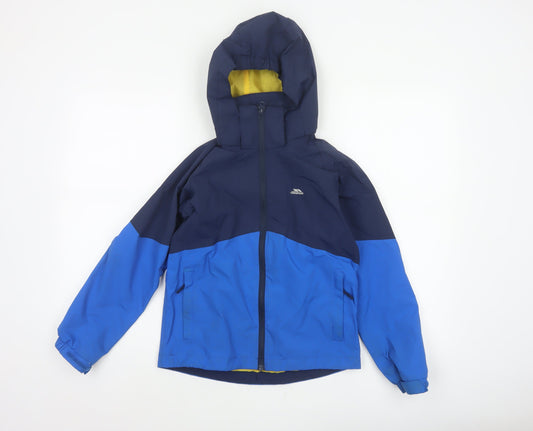 Trespass Boys Blue 9-10 Years Ski Jacket Waterproof Hooded