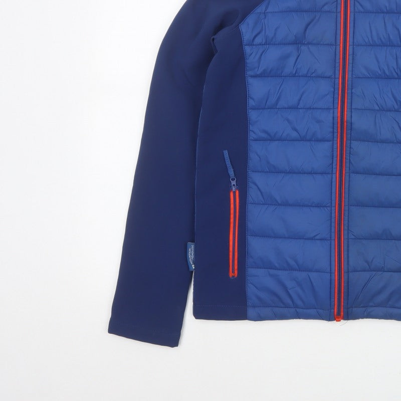 Mountain Warehouse Boys Blue Age 13 Puffer Jacket Quilted Softshell