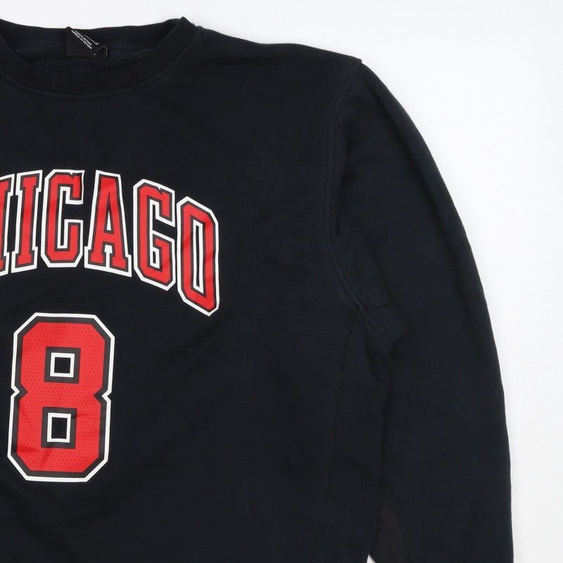 Nike Jordan NBA Chicago LaVine 8 Black L Crew Neck Sweatshirt