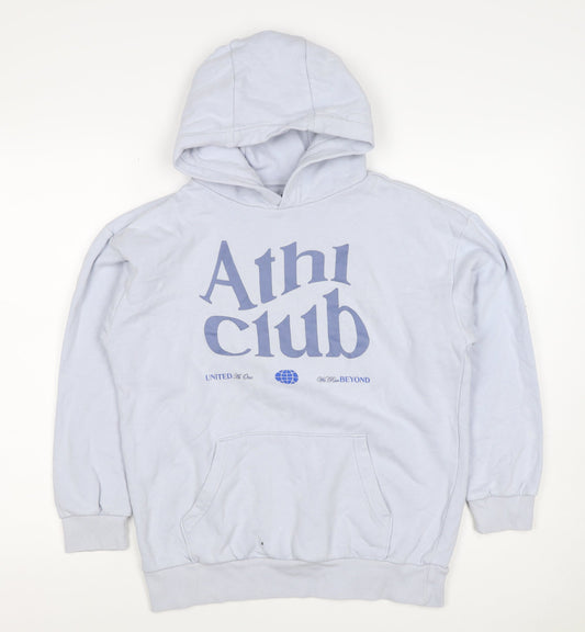 F&F Boys Grey Athletic Club Graphic Pullover Hoodie 11-12 Years