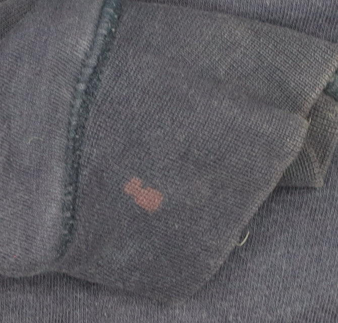 FCUK Jeans Men's Navy L Full Zip Hoodie Logo Cotton
