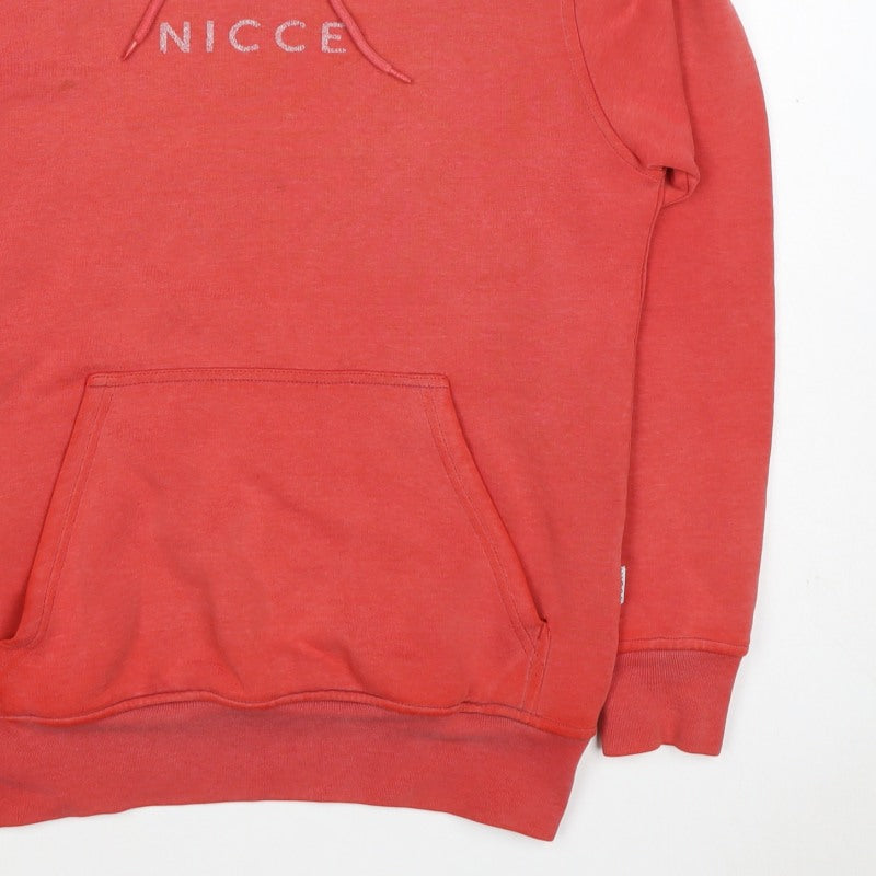 Additional view of Nicce Men’s Red XS Pullover Hoodie Logo Drawstring Pockets