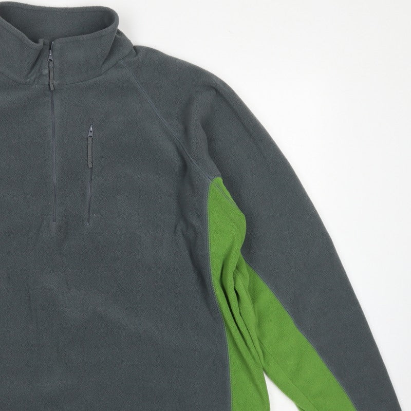 Additional view of Mountainlife Men’s Grey Green 2XL 1/4 Zip Fleece Pullover Outdoor
