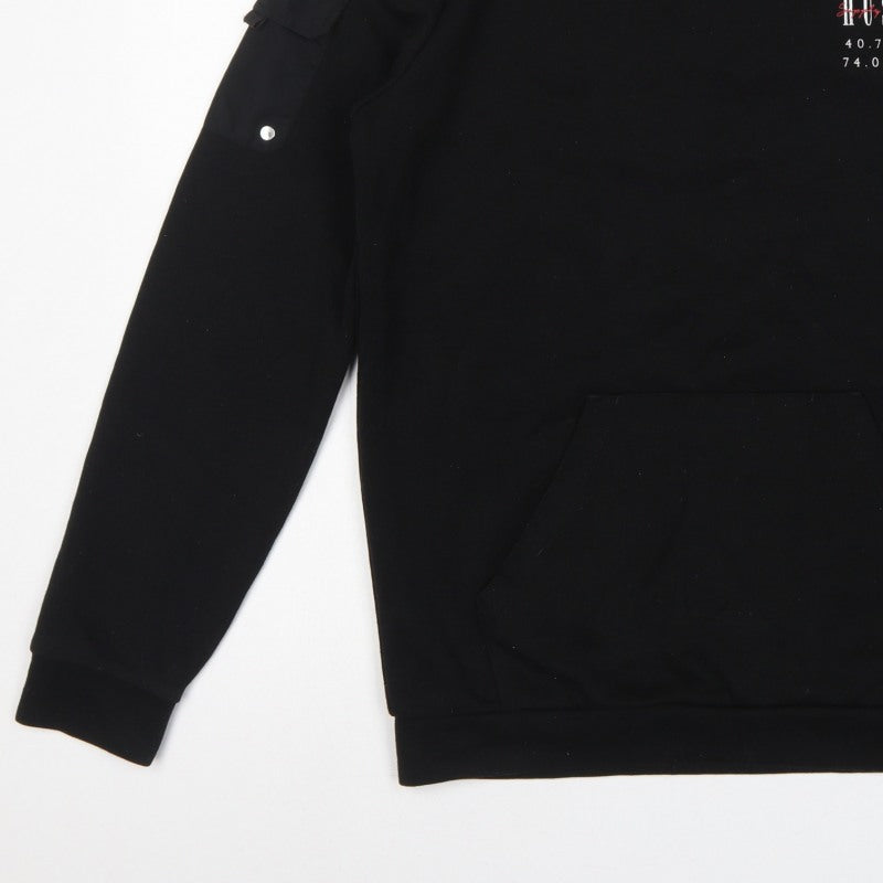 Supply & Demand Men’s Black M Pullover Crew Neck Graphic Sweatshirt