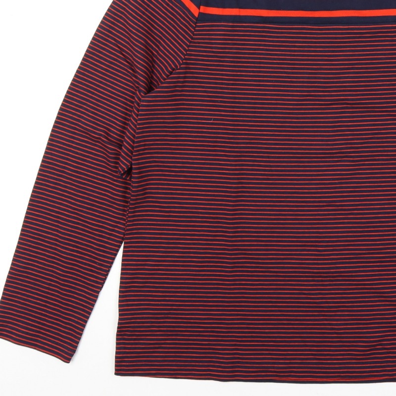 GAP Women’s Multicoloured XL Striped Cotton Raglan Long Sleeve T-Shirt