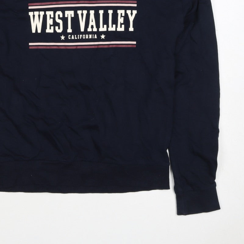 H&M Divided Women’s Blue XS West Valley California Graphic Sweatshirt