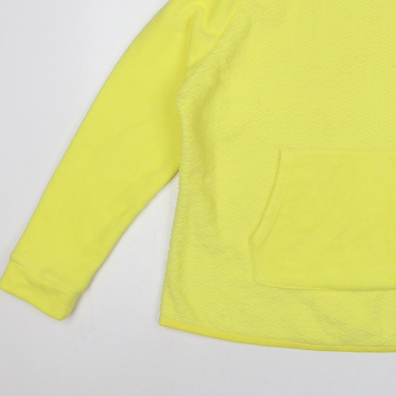 Weird Fish Women’s Yellow UK 20 Pullover Hooded Fleece Sweatshirt