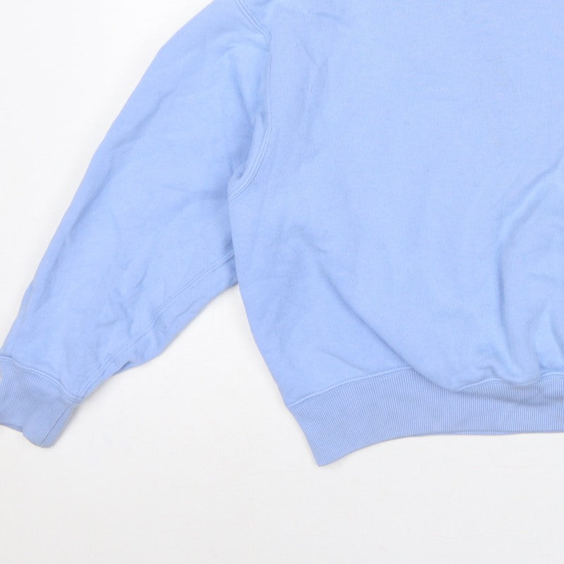 Polo Ralph Lauren Women Blue M Pullover Sweatshirt Logo Colourblock