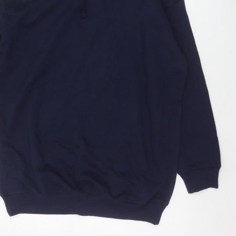 ASOS Women’s Blue UK 10 Pullover Hoodie 100% Cotton