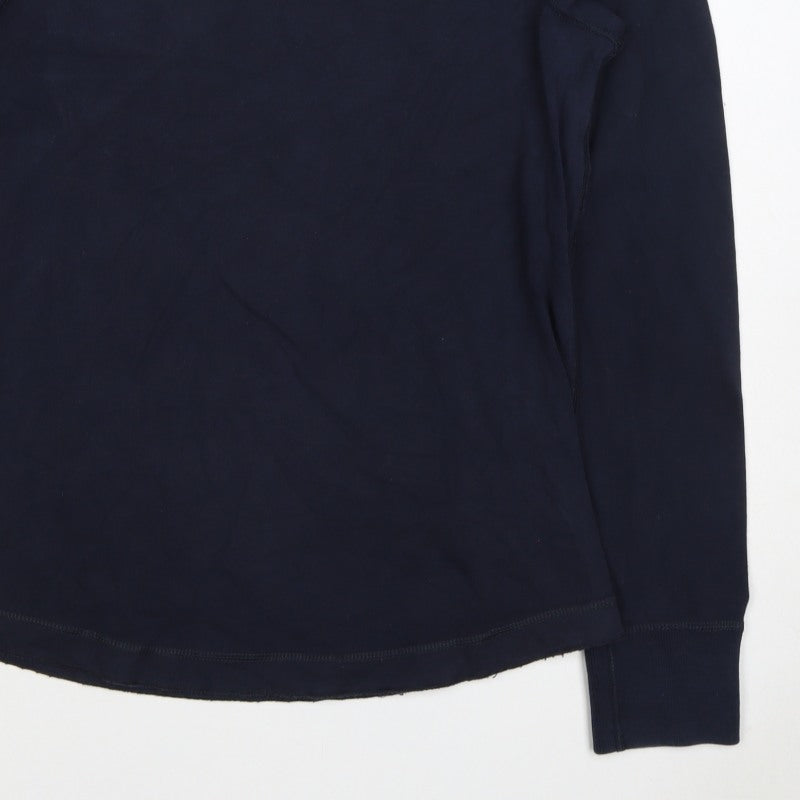 Abercrombie & Fitch Men’s Blue M Muscle Fit Embroidered Moose Sweatshirt