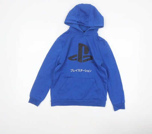 PlayStation Boys Blue 9-10 Years Pullover Graphic Hoodie