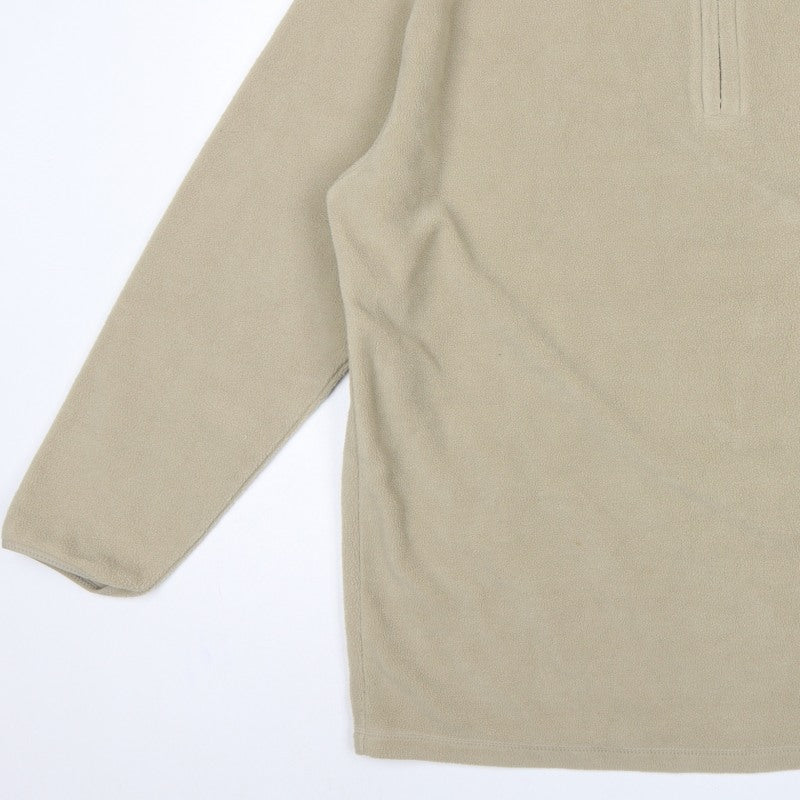 Additional view of NX Sport Men’s Beige XL 1/4 Zip Fleece Sweatshirt High Neck