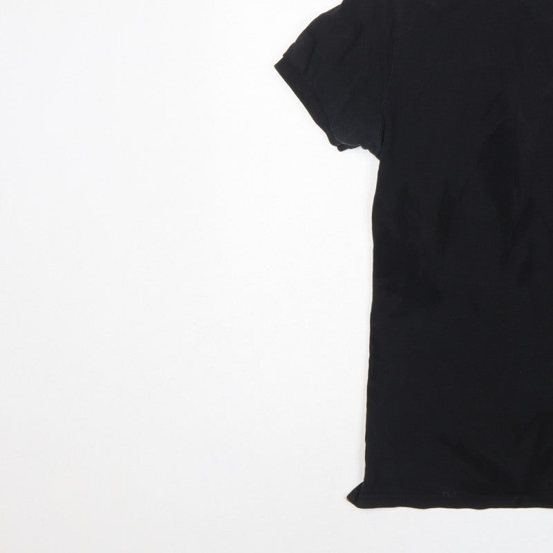 Additional view of Lyle & Scott Men’s Black M Short Sleeve Logo Pique Polo Shirt