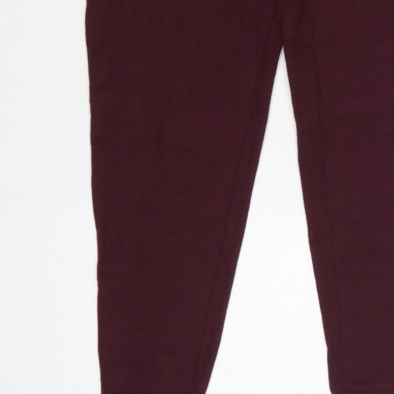 Additional view of Marks & Spencer Men Red M Ribbed Drawstring Lounge Pyjama Pants