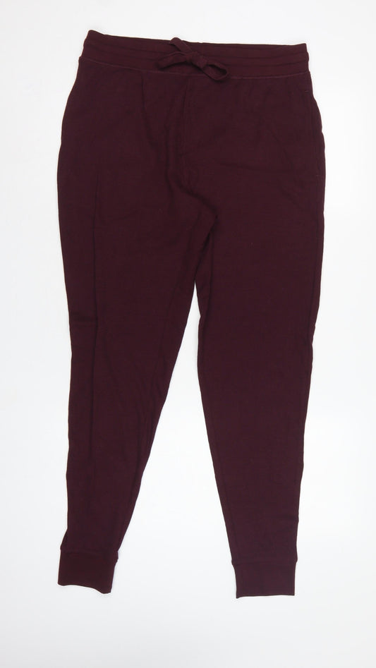 M&S Men’s Purple L Loungewear Jogger Lounge Pants Drawstring