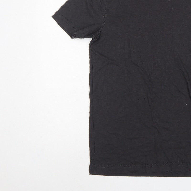 Abercrombie & Fitch Men’s Black M Crew Neck Embroidered Moose T-Shirt