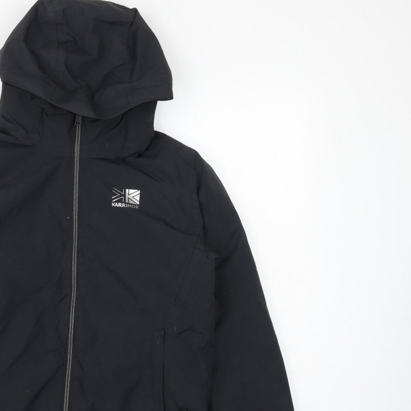 Karrimor Boys Black 9-10 Years Hooded Waterproof Ski Jacket