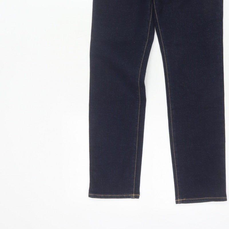 GAP Girls Blue 10-11 Years Stretch Skinny Jeans Dark Wash Denim