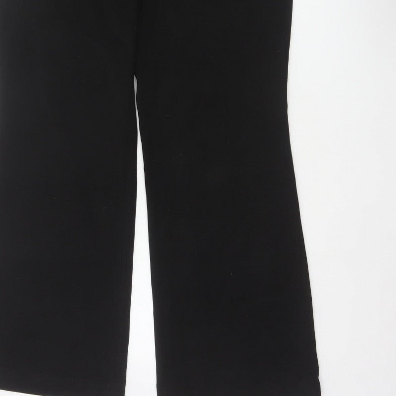 Express Design Studio Women Black UK 14 Editor Bootcut Dress Trousers