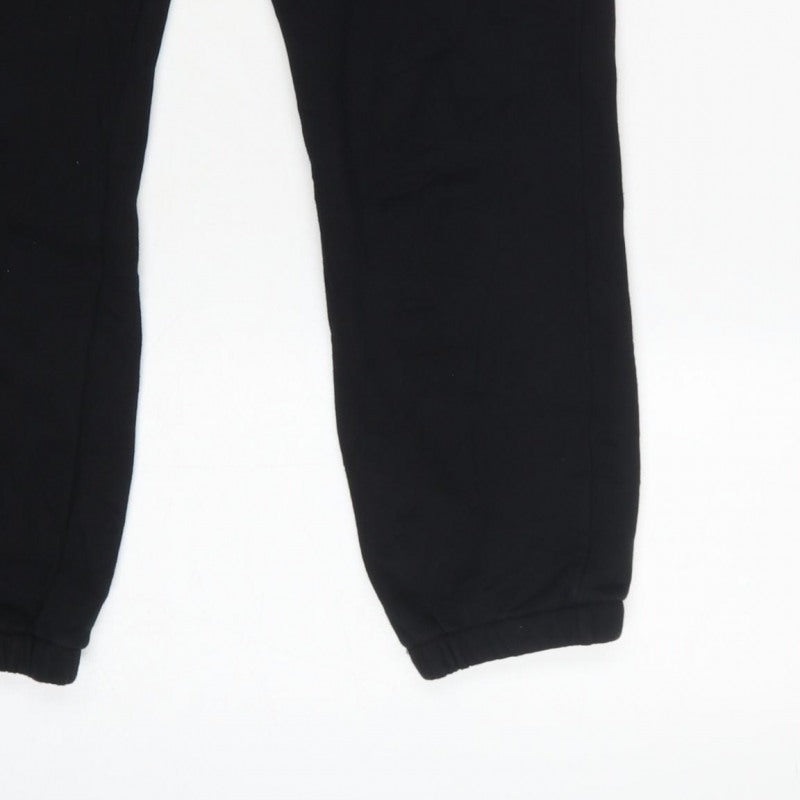 Paul Frank Women’s Black UK 12 Jogger Sweatpants Monkey Embroidered