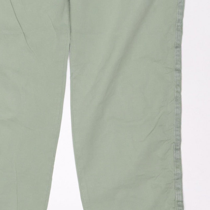 Marks & Spencer Women Green Size 16 Cargo Straight Trousers
