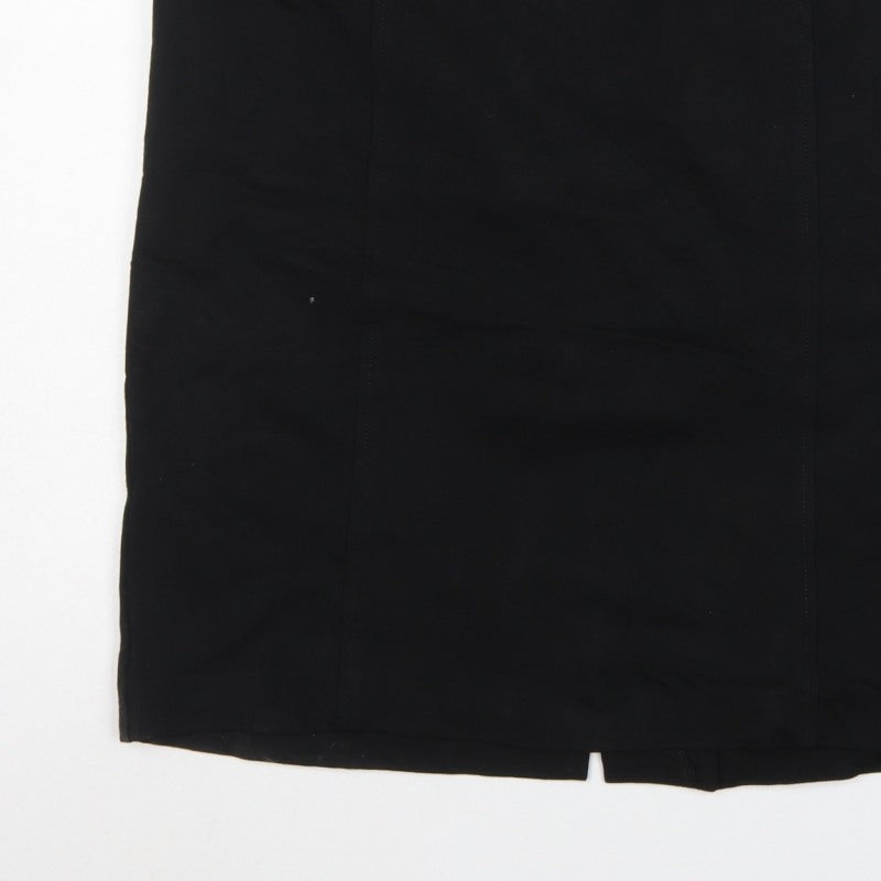 Pure Collection Women’s Black UK 14 Knee Length Pencil Skirt