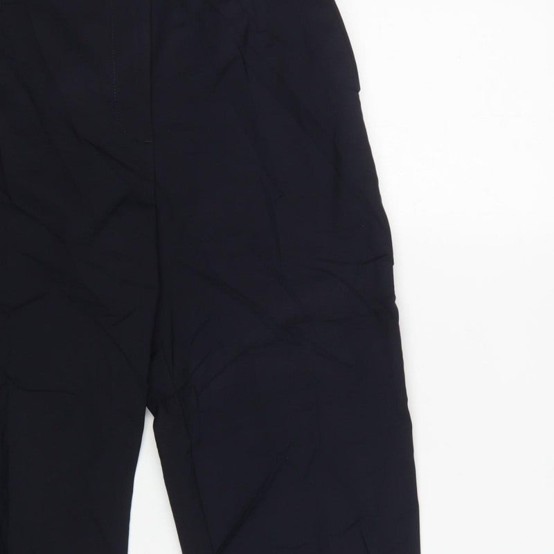 Marks & Spencer Women’s Navy Size 8 Short Straight Work Trousers
