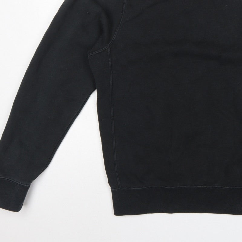 Nike Men’s Black M Graphic Print Fleece Pullover Sweatshirt
