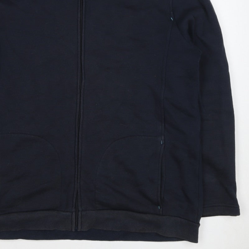 Van Vaan Women’s Navy Blue M Full Zip Fleece Sweatshirt Jacket