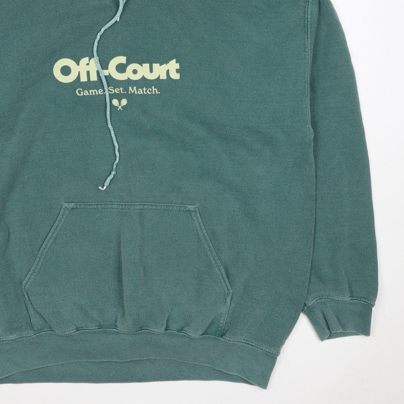 Off-Court Women’s Green M Pullover Tennis Graphic Hoodie