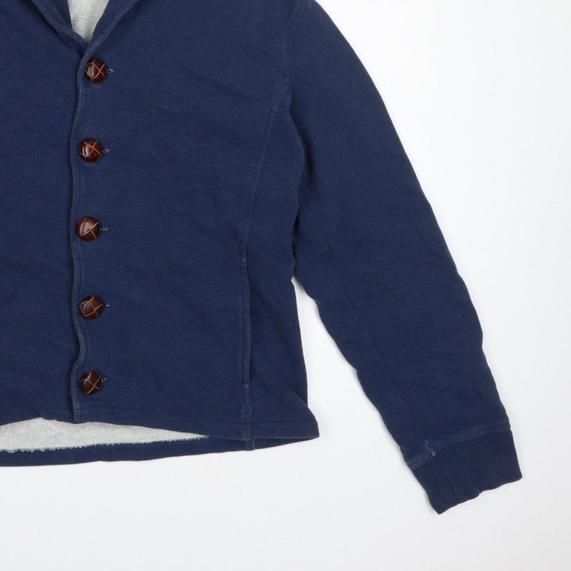 Barbour Men’s Blue XL Hooded Button Casual Basic Jacket