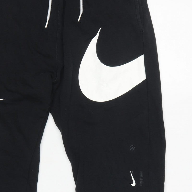 Nike Men’s Black M Logo Graphic Fleece Jogger Trousers