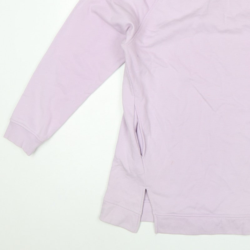 Marks & Spencer Women Pink UK 14 Tunic Sweatshirt Pockets Cotton