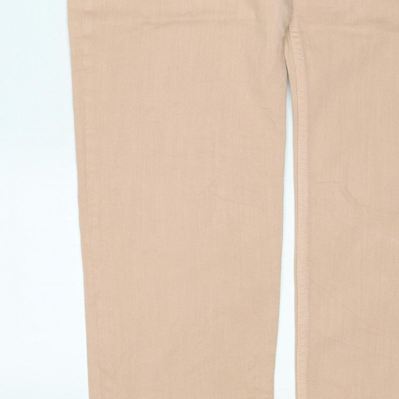 Marks & Spencer Women's Pink UK 16 Classic Straight Stretch Jeans