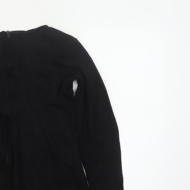 Bitte Kai Rand Women Black M Full Zip Long Sleeve Knit Jumper