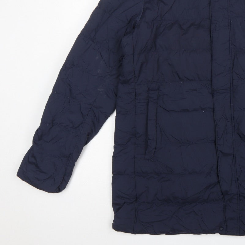 Uniqlo Men’s Blue L Lightweight Down Puffer Jacket Water Resistant
